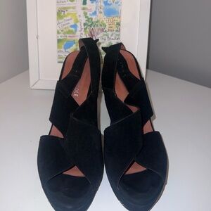 Kenneth  Cole Black Suede Heels